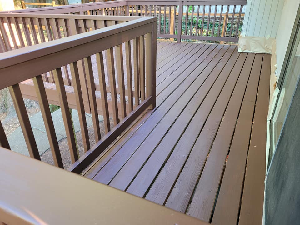 Deck Painting Project 3/4